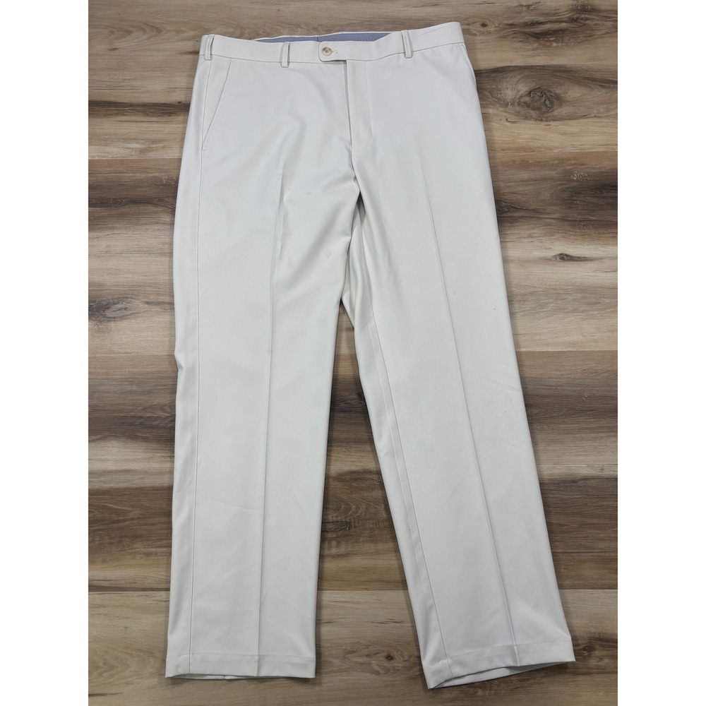 Peter Millar Golf Pants Mens 36x31 Wicking Performance Classic Khaki Tan Luxury